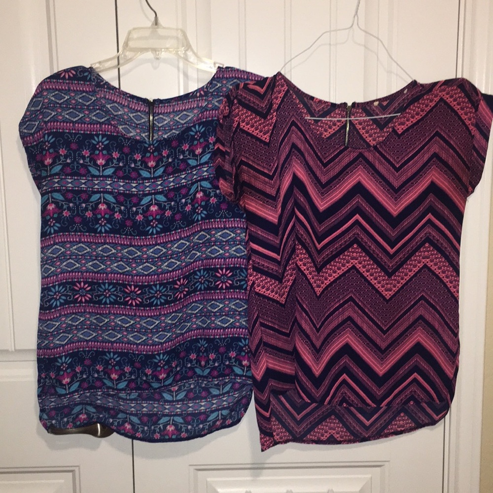 2 Printed Blouses